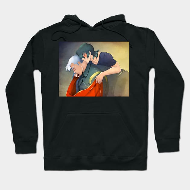 Sheith Neck Kiss 2 Hoodie by Iwonn